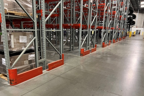 Pallet Rack End of Aisle Guards